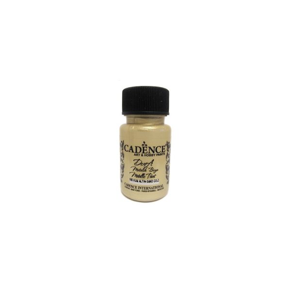 Tinta Acrílica metalizada 50 ml- CADENCE DORA Arena Dorada 198