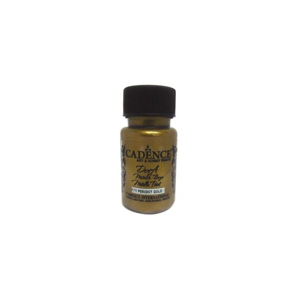 Tinta Acrílica metalizada 50 ml- CADENCE DORA Oro Peridot 171