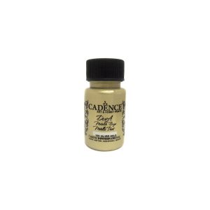Tinta Acrílica metalizada 50 ml- CADENCE DORA Oro Plateado 159