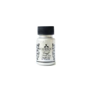 Tinta Acrílica metalizada 50 ml- CADENCE DORA Platino 137