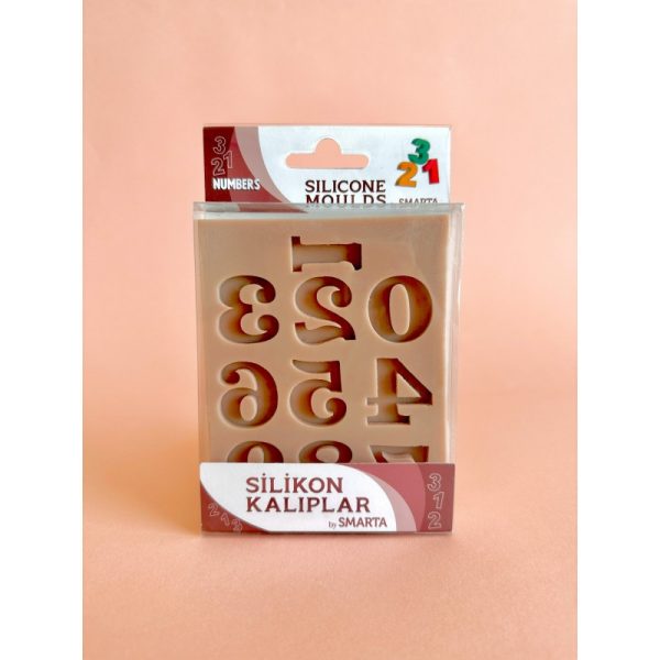 Molde em silicone,- Numeros