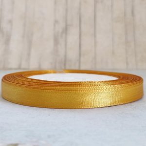 Fita de cetim - 10 mm - Dourada