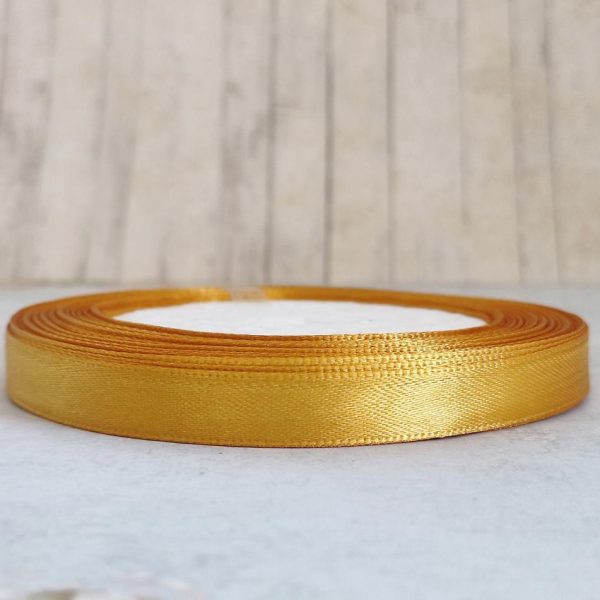 Fita de cetim - 10 mm - Dourada