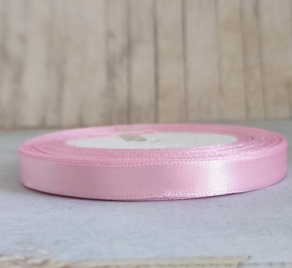 Fita de cetim - 10 mm- Rosa claro