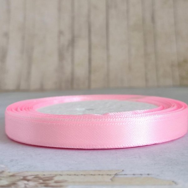 Fita de cetim - 10 mm- Rosa bebé