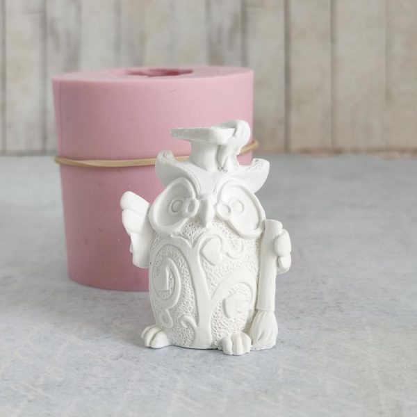 Molde em silicone - Coruja /3D