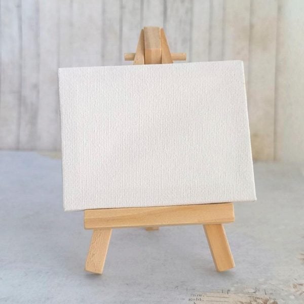Cavalete com tela (7x9cm)