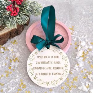 Molde em silicone -Um Natal brilhante