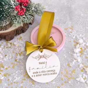 Molde em silicone -Natal é família