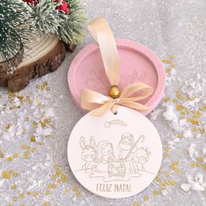 Molde em silicone -Presépio- Feliz Natal