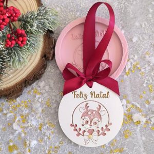 Molde em silicone -Rena - Feliz Natal