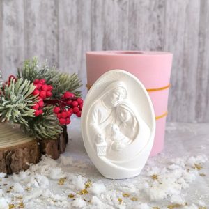 Molde em silicone 3D- Presépio 7 cm refª 1085