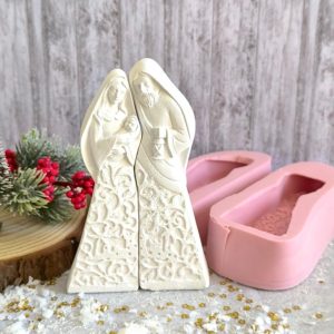 Molde em silicone -Presépio de encaixe