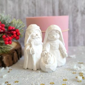 Molde em silicone 3D- Presépio 5.5 cm refª 1083