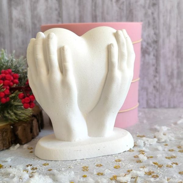 Molde em silicone 3D- Mãos com Sagrada Família - Image 2