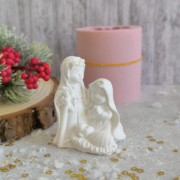 Molde em silicone 3D- Presépio 6 cm refª 1084