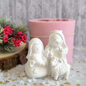 Molde em silicone 3D- Presépio 6 cm refª 1087