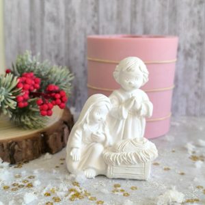 Molde em silicone 3D- Presépio 7.5 cm refª 1082