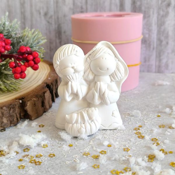 Molde em silicone 3D- Presépio 6 cm refª 1086