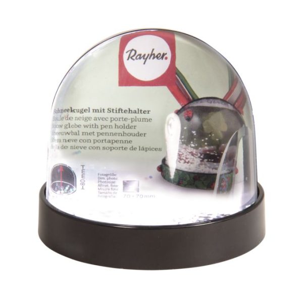 Globo de neve com porta-canetas