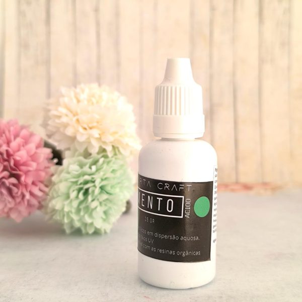 Pigmento Acrílico para Resina Orgânica 10 mL-VERDE