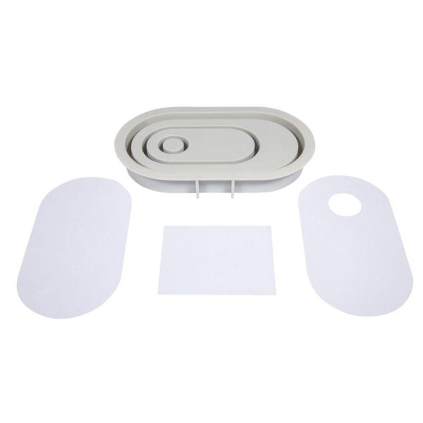 Molde em silicone RAYHER, Suporte velas - Oval - Image 3