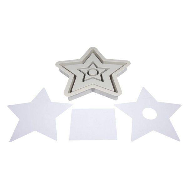 Molde em silicone RAYHER, Suporte velas - Estrela - Image 3
