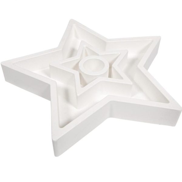 Molde em silicone RAYHER, Suporte velas - Estrela - Image 4