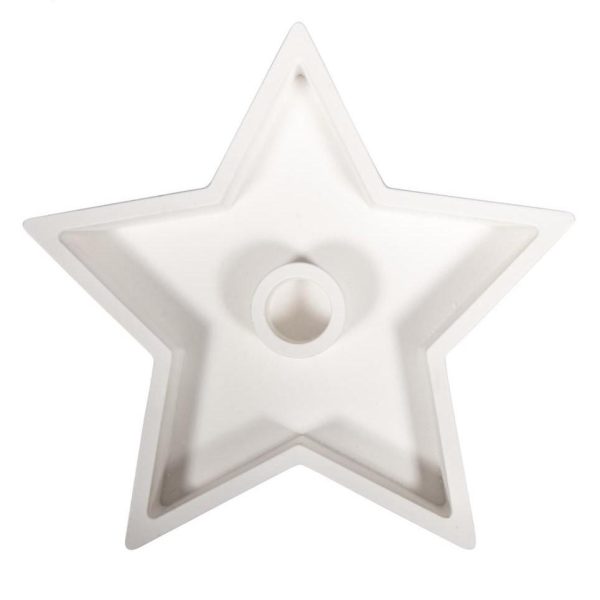 Molde em silicone RAYHER, Suporte velas - Estrela - Image 5