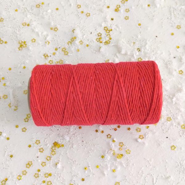 Fio de algodão 2.00 mm x 75mt - Vermelho