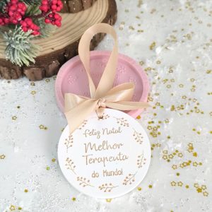 Molde em silicone, Feliz Natal  melhor Terapeuta