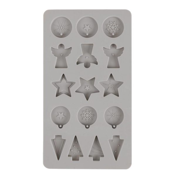 Molde em silicone RAYHER, Apliques Natal - Image 2