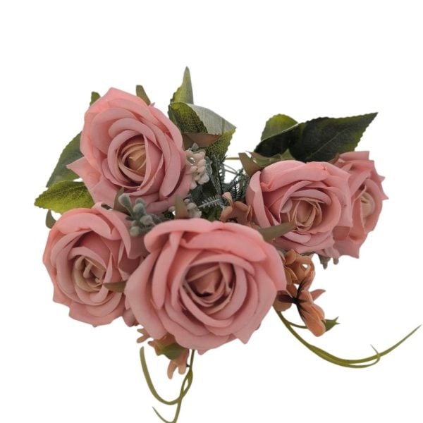 Ramo de flores em tecido- Rosas