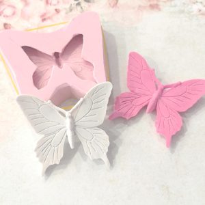 Molde em silicone -Borboleta