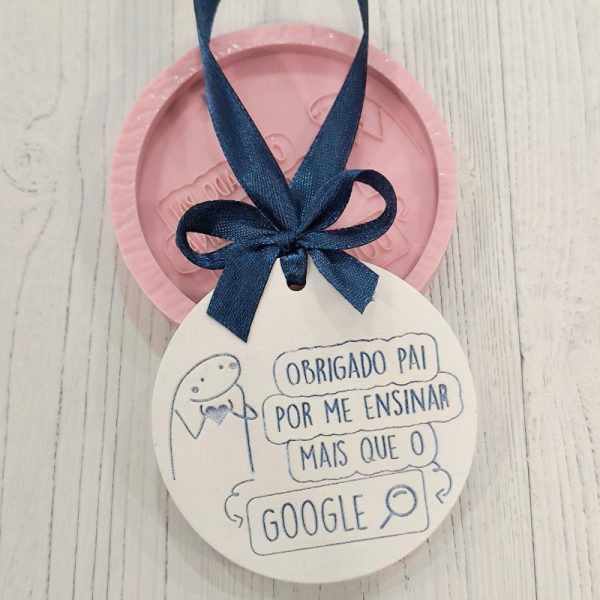 Molde em silicone -Obrigado Pai