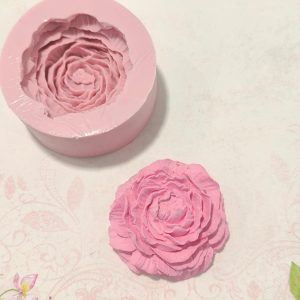Molde em silicone -Peónia pequena