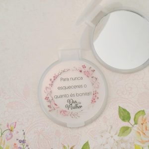 Espelho de bolso-"Quanto és bonita""- Dia Da Mulher