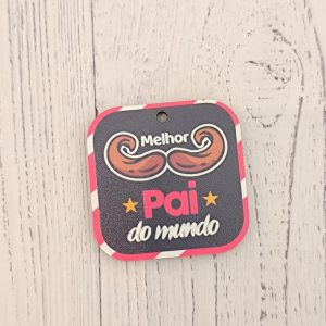Placa para Porta chaves em mdf - Melhor Pai do mundo
