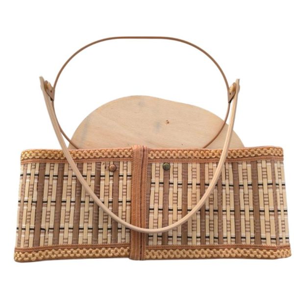 Cesta oval em bambu- Grande (Desmontada) - Image 2
