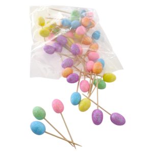 Espetos ovos coloridos de esferovite Grd