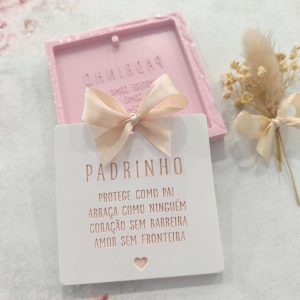 Molde em silicone - Padrinho ,amor sem fronteira