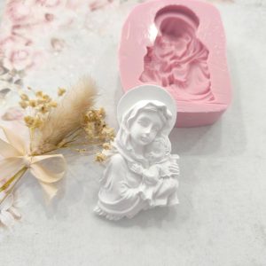 Molde em silicone -Colo de mãe