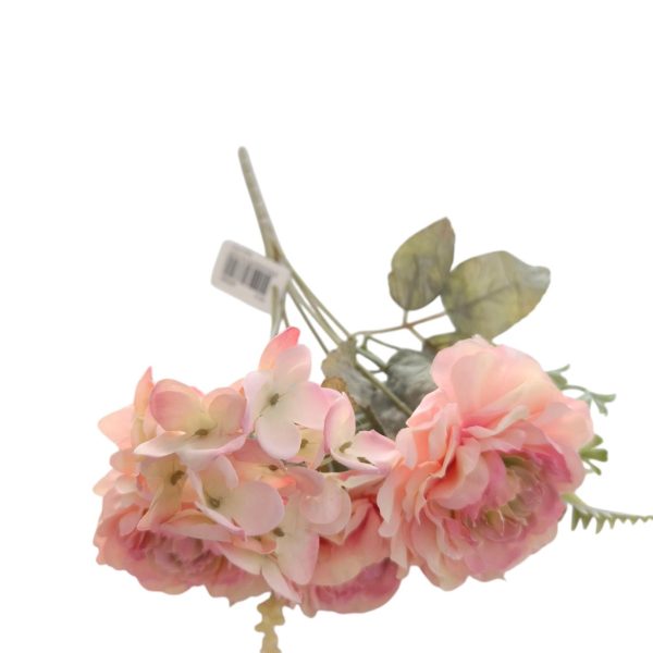 Ramo de flores em tecido- Tons Rosa - Image 2