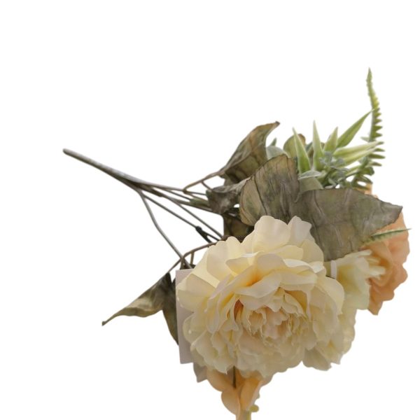 Ramo de flores em tecido- Tons Creme - Image 2