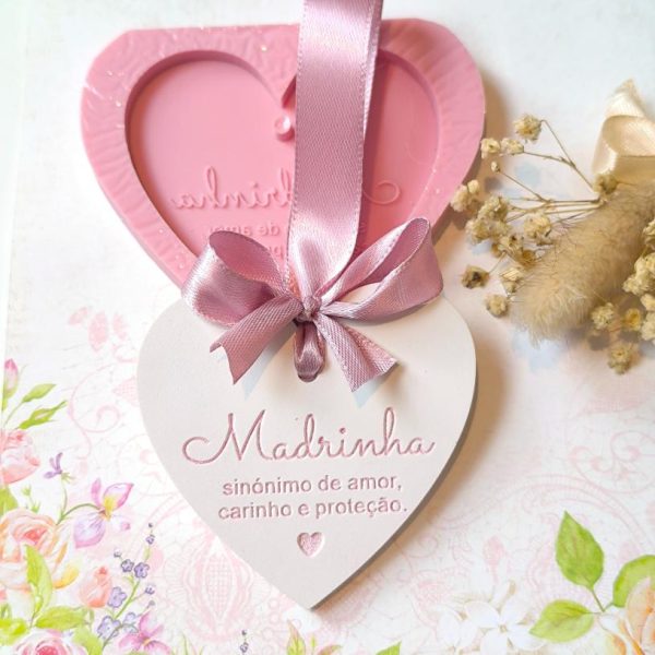 Molde em silicone - Madrinha- amor e carinho