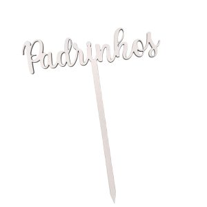 Espeto em mdf - Padrinhos