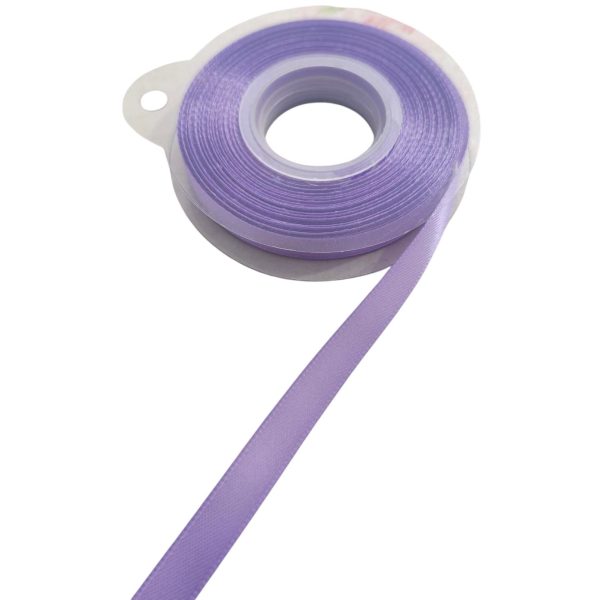 Fita cetim lilás brilhante - 10mm