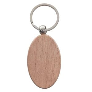Porta chaves em madeira -Oval