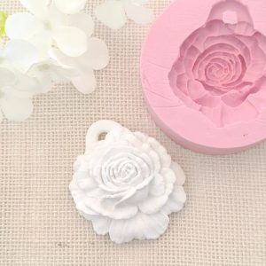 Molde em silicone - Flor com penduro