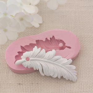 Molde em silicone - Pena